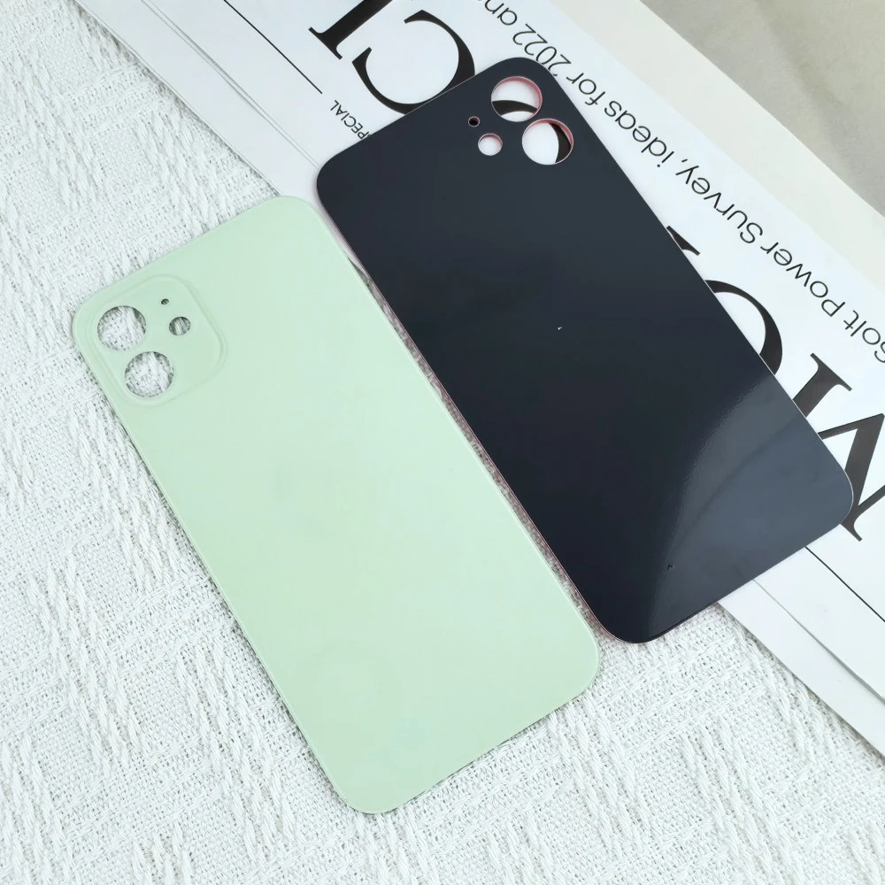 Back Cover For iPhone 12 Glass Battery Cover Door Housing Replacement Part for iPhone 12 Battery Back Cover