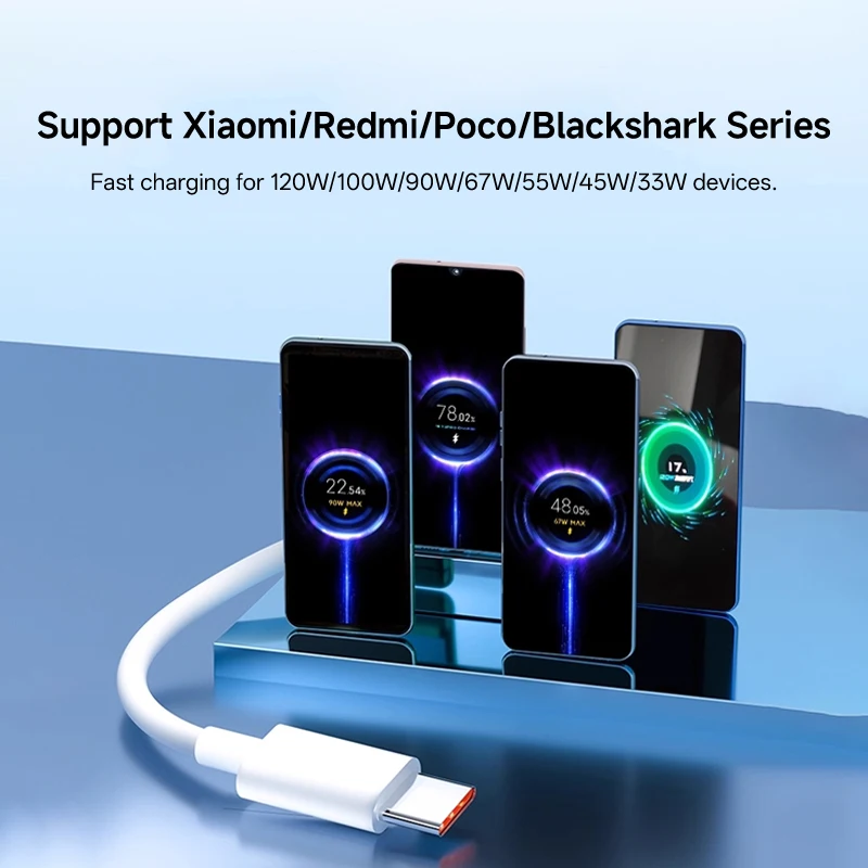 Original Xiaomi Charger 120W 100W Fast Turbo Charge Adapter Xiaomi 18 17 17T 15 14 13 12 14T 13T 12S Pro POCO F9 Ultra F7 Redmi