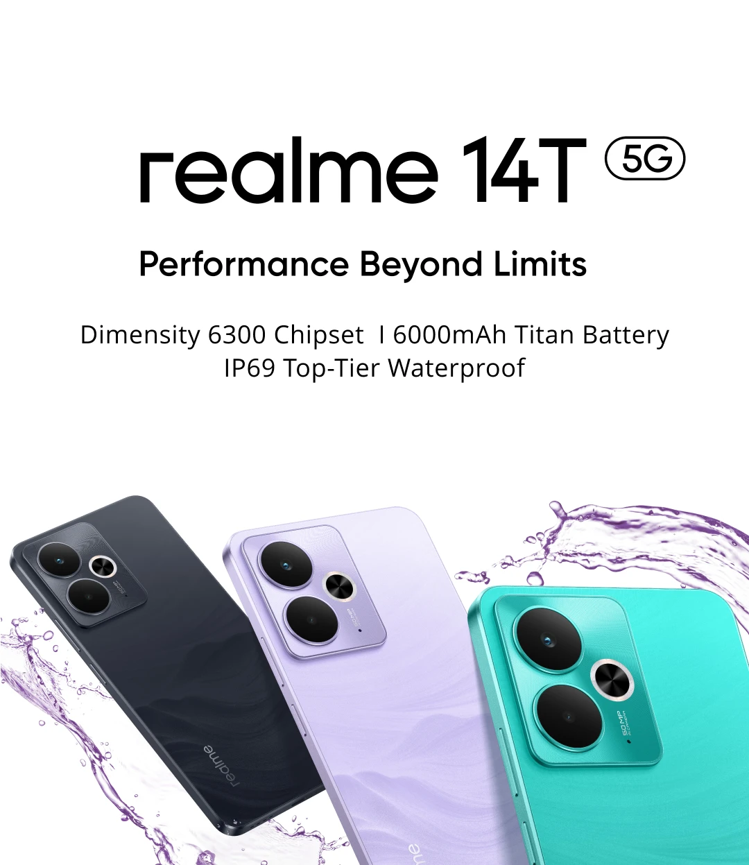 [Clearance] realme 14T 5G Smartphone 8GB+256GB/12GB+256GB Global Version