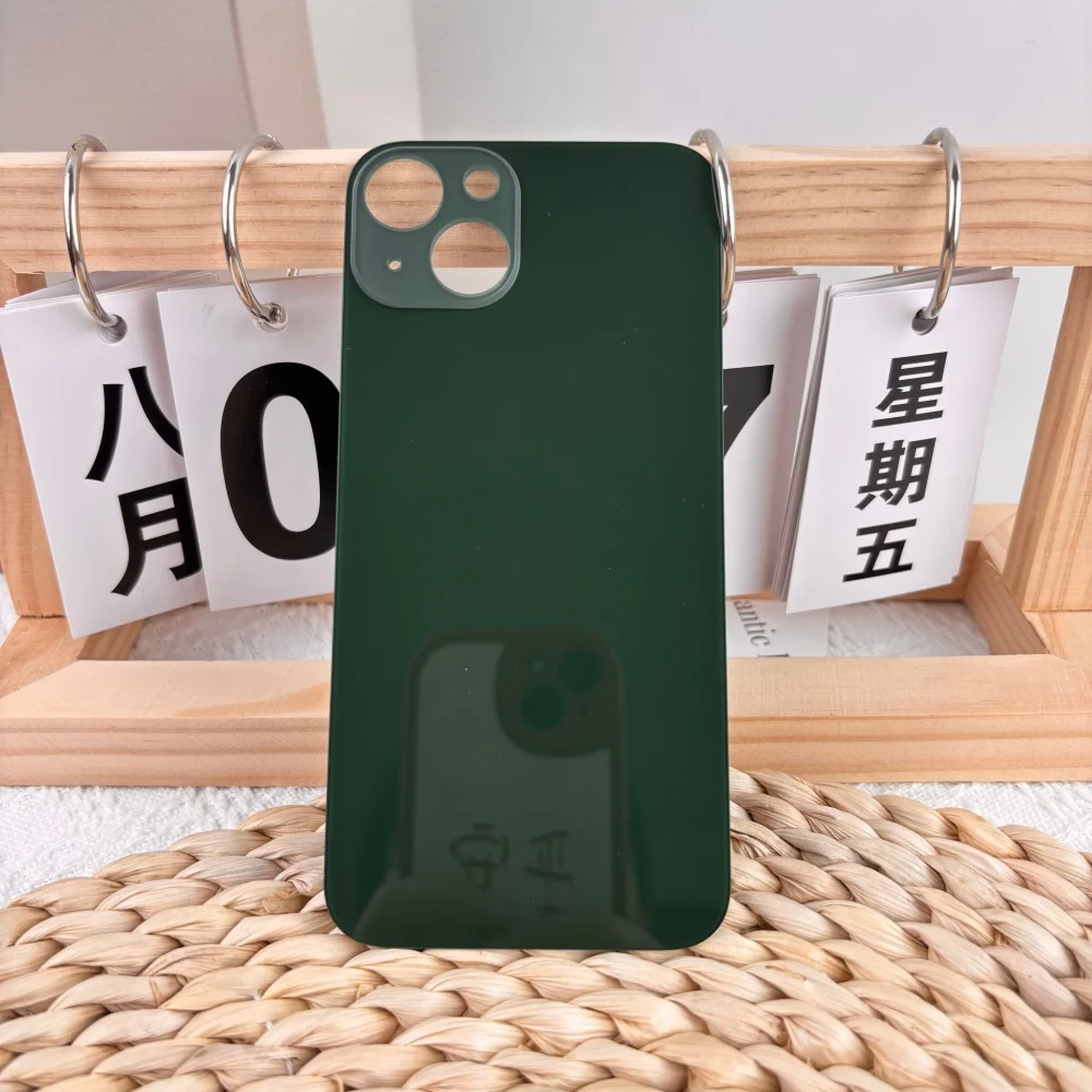 Replacement Back Glass Cover For Apple iPhone 13 Rear Battery Door Housing Glass With Precise Camera Cutout Repair Spare Parts
