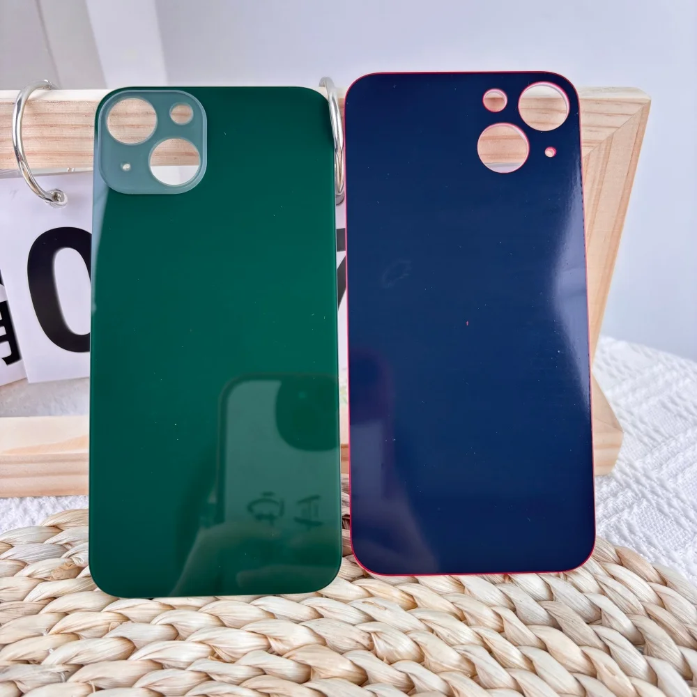Replacement Back Glass Cover For Apple iPhone 13 Rear Battery Door Housing Glass With Precise Camera Cutout Repair Spare Parts
