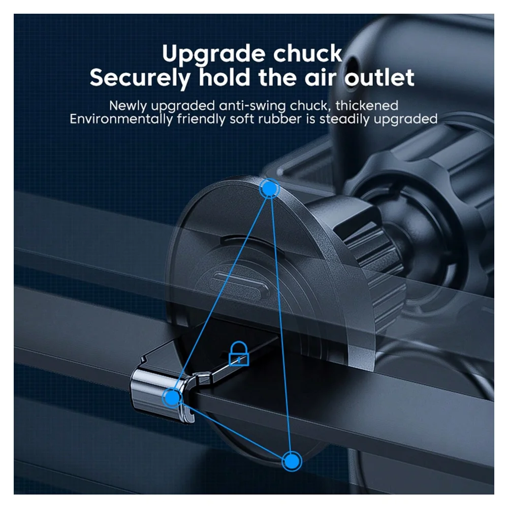 LED Wireless Charger Magnetic Car Phone Holder for iPhone 17-13 Pro Max 12 Phone Accessories 30W Fast Charging Induction Adapter