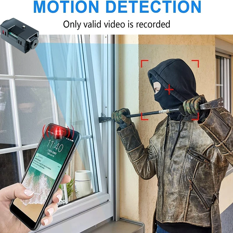 New Home Camera 1080P Motion Detection No Need To Plug In Clear Night Vision Monitoring Intelligent Security Micro Camera 2026
