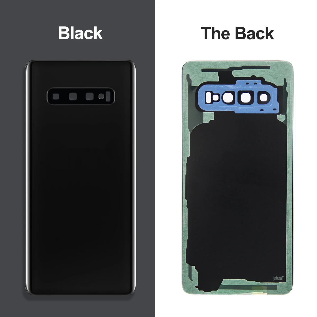 For Samsung S10 S10+ G975 G970 Battery Glass Back Cover Housing Rear Door Case Panel Parts with Camera Lens