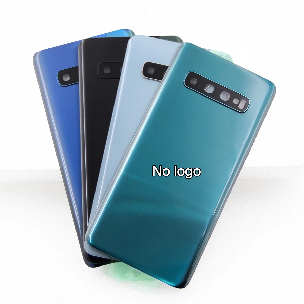 For Samsung S10 S10+ G975 G970 Battery Glass Back Cover Housing Rear Door Case Panel Parts with Camera Lens