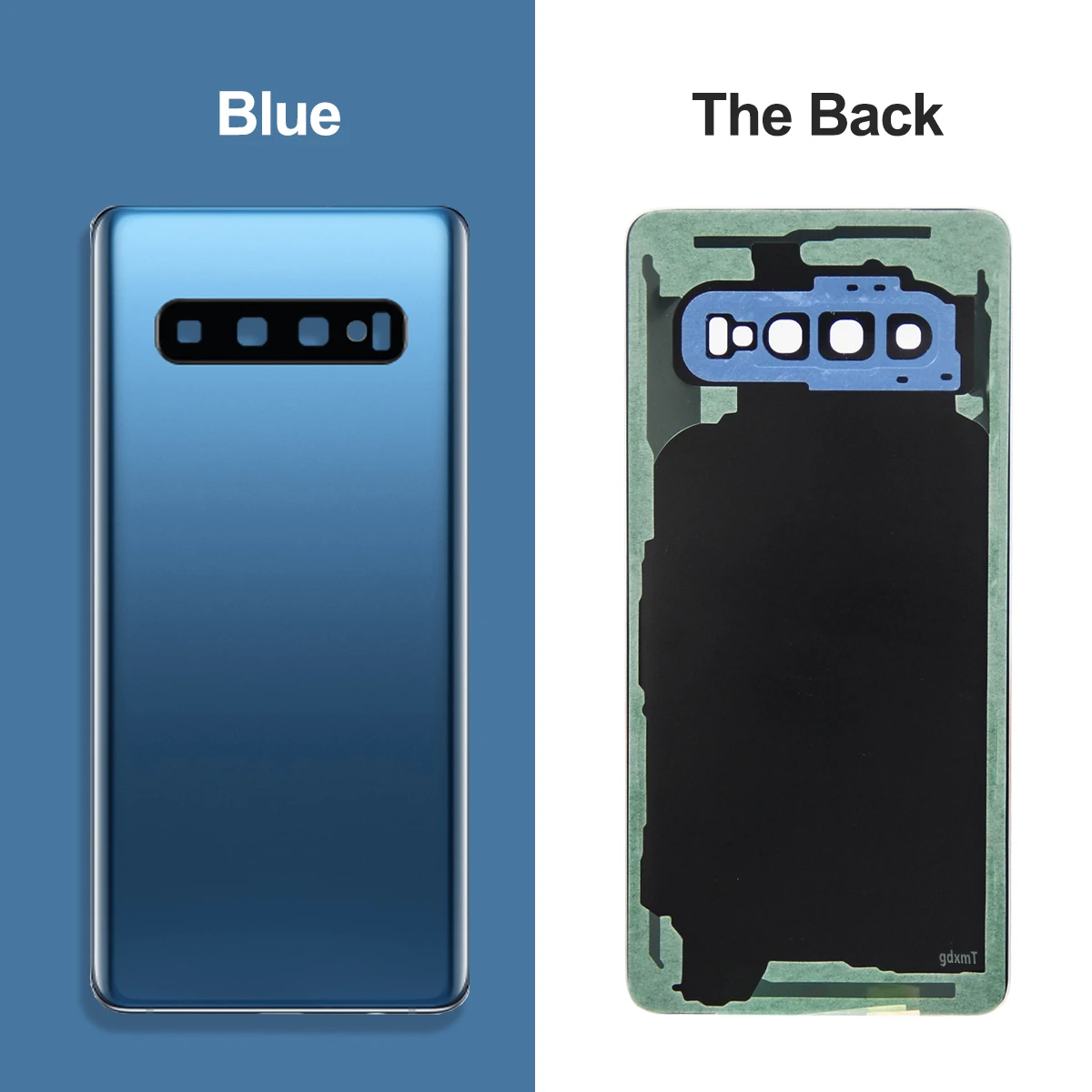 For Samsung S10 S10+ G975 G970 Battery Glass Back Cover Housing Rear Door Case Panel Parts with Camera Lens