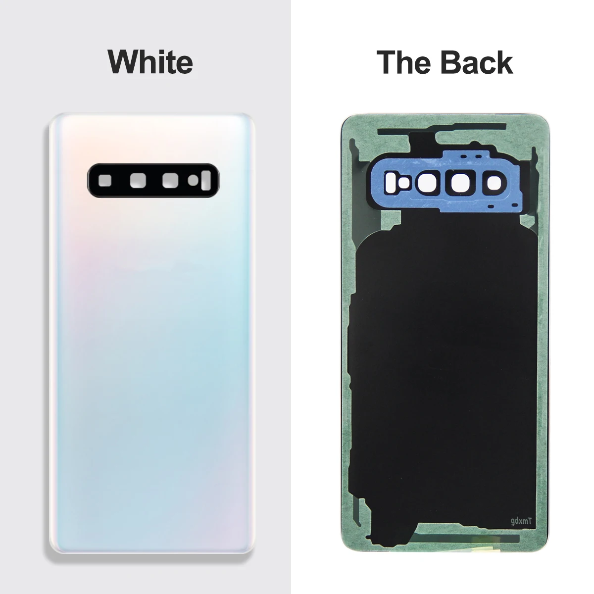 For Samsung S10 S10+ G975 G970 Battery Glass Back Cover Housing Rear Door Case Panel Parts with Camera Lens