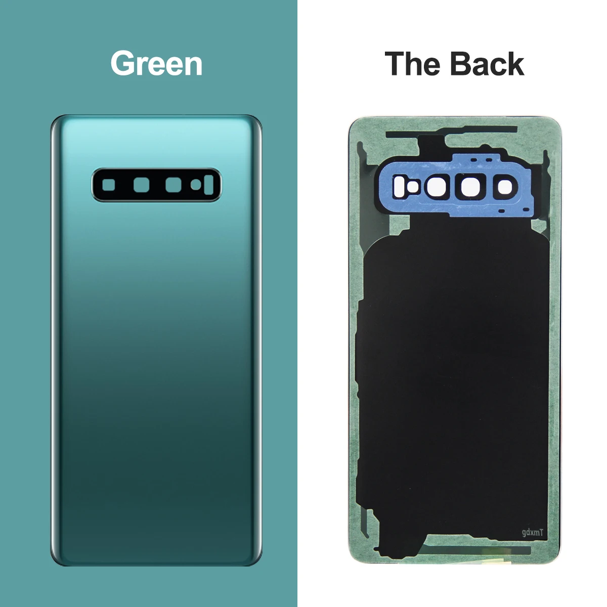 For Samsung S10 S10+ G975 G970 Battery Glass Back Cover Housing Rear Door Case Panel Parts with Camera Lens