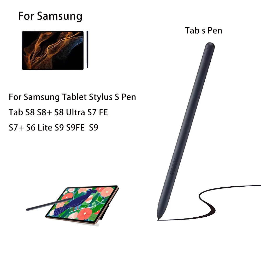 Tablet SPen Stylus Touch Pen For Samsung Galaxy Tablet Tab S10 S8 S9 S9FE S7 FE S6 Lite S7+ S8+ Touch Pen Without Bluetooth