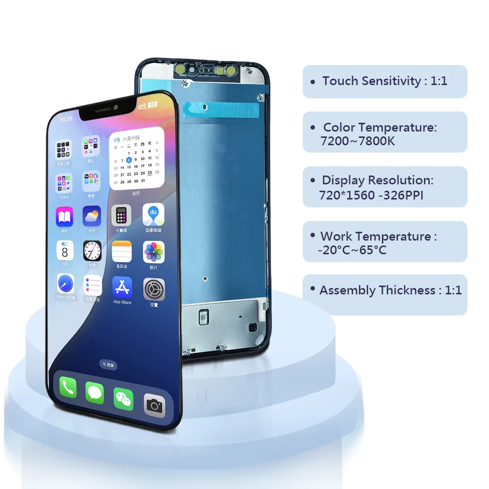 OLED Pantalla for iphone 11 LCD Display Touch Screen Digitizer Assembly for iPhone 11 LCD Screen Replacement