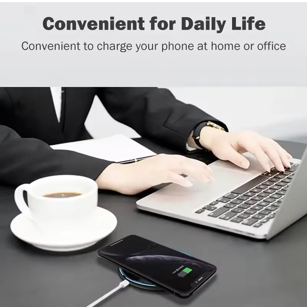 30W Wireless Charger For iPhone 14 15 16 17 Pro Xs Max Mini X Xr Induction Fast Charging Pad For Samsung S25 S26 S8 S9 S10 Note