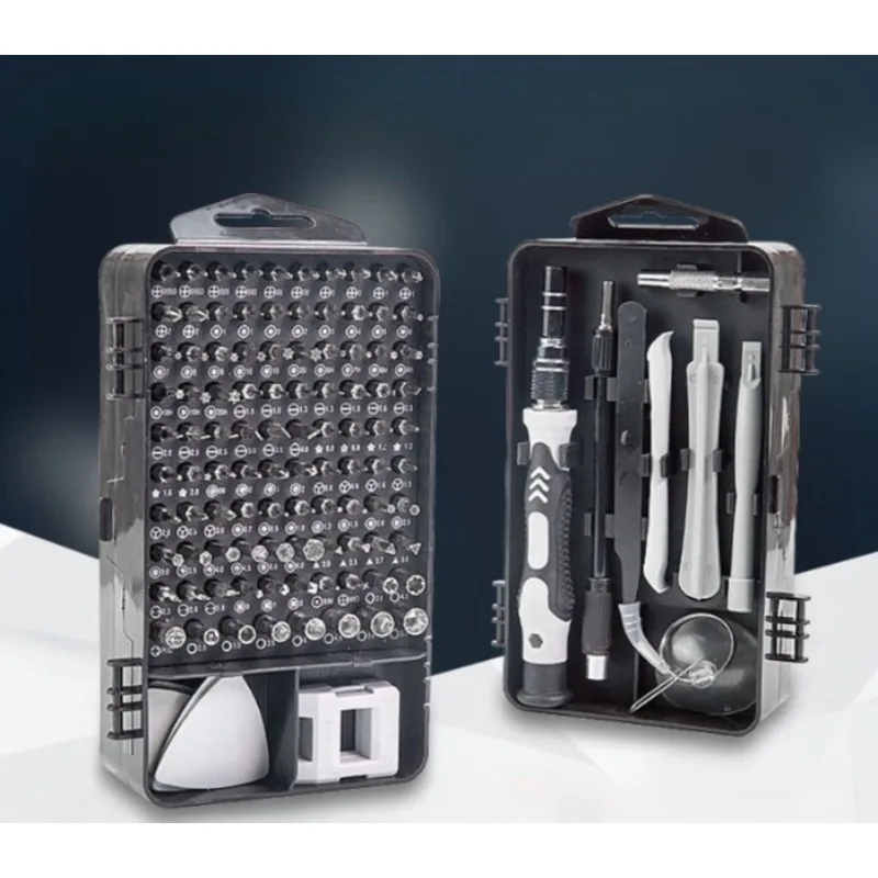 Best-selling screwdriver kit - 115-piece set of heads, tool set, multi-functional screwdriver, precision screwdriver set