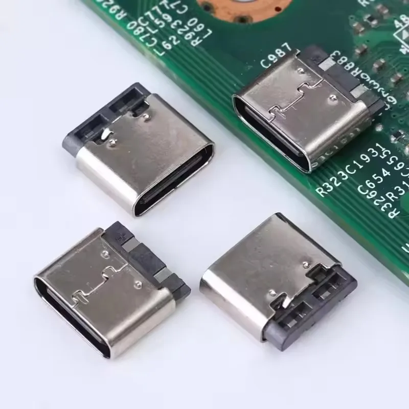 Bare Board Type-C Female Chassis Waterproof 2P Solder Wire USB C Pigtail Cable Extension Power Cable USB-C Plug To 2 Pin Wire