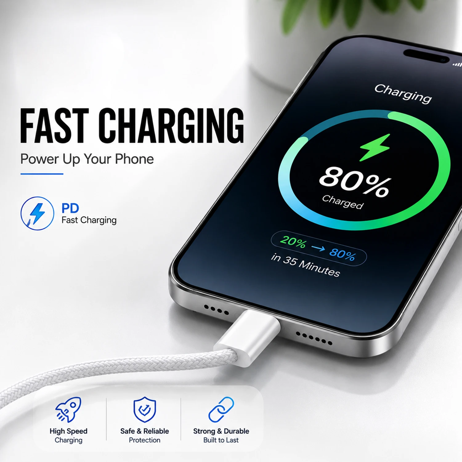2 Pack USB C to USB C Cable 60W PD Fast Charging Type C Cable Nylon Braided Cord for iPhone 17 MacBook iPad Samsung Laptop