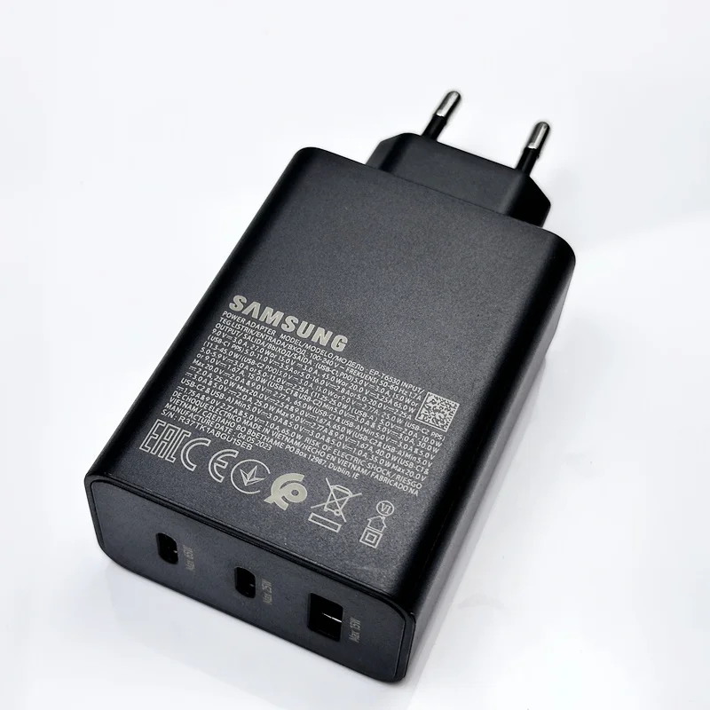 Samsung 65W Charger 25W 15W Super Fast Charge EU Certified Adapter Compatible with Galaxy Z Fold 5 4 3 Flip 5 4 3 S23