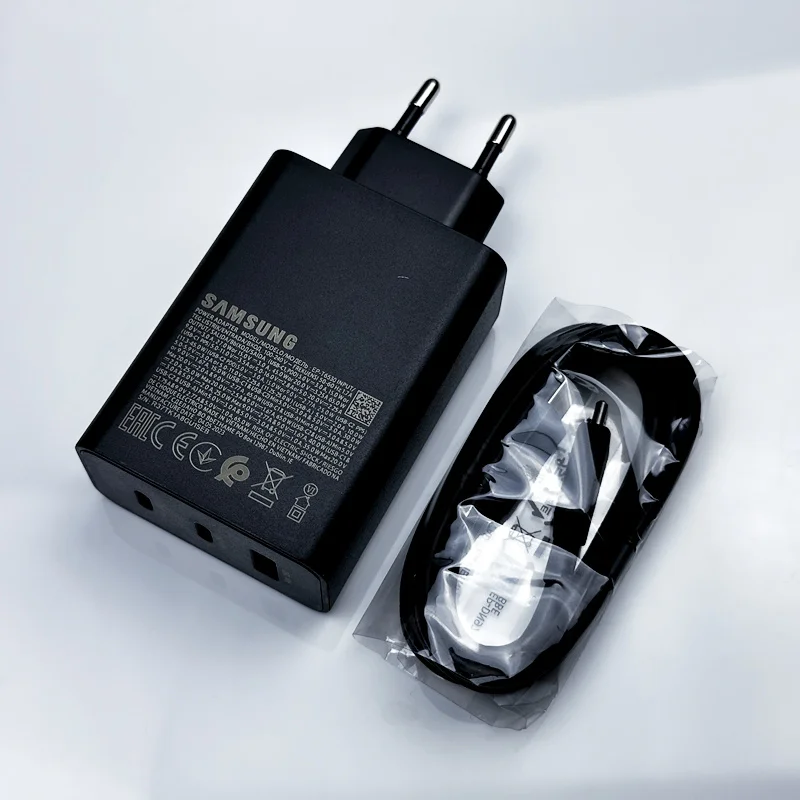 Samsung 65W Charger 25W 15W Super Fast Charge EU Certified Adapter Compatible with Galaxy Z Fold 5 4 3 Flip 5 4 3 S23