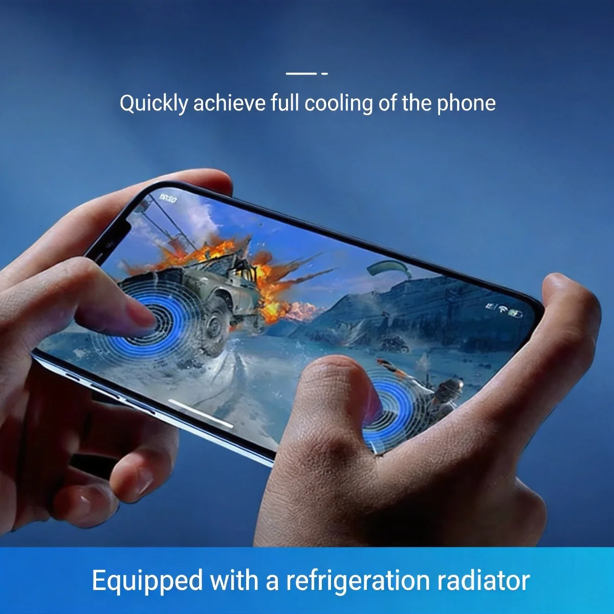 New Cell Phone Cooler Plate Radiator Magnetic Radiating Sticker for Game Cooling Fans Heat Sink For IPhone/Samsung/Xiaomi
