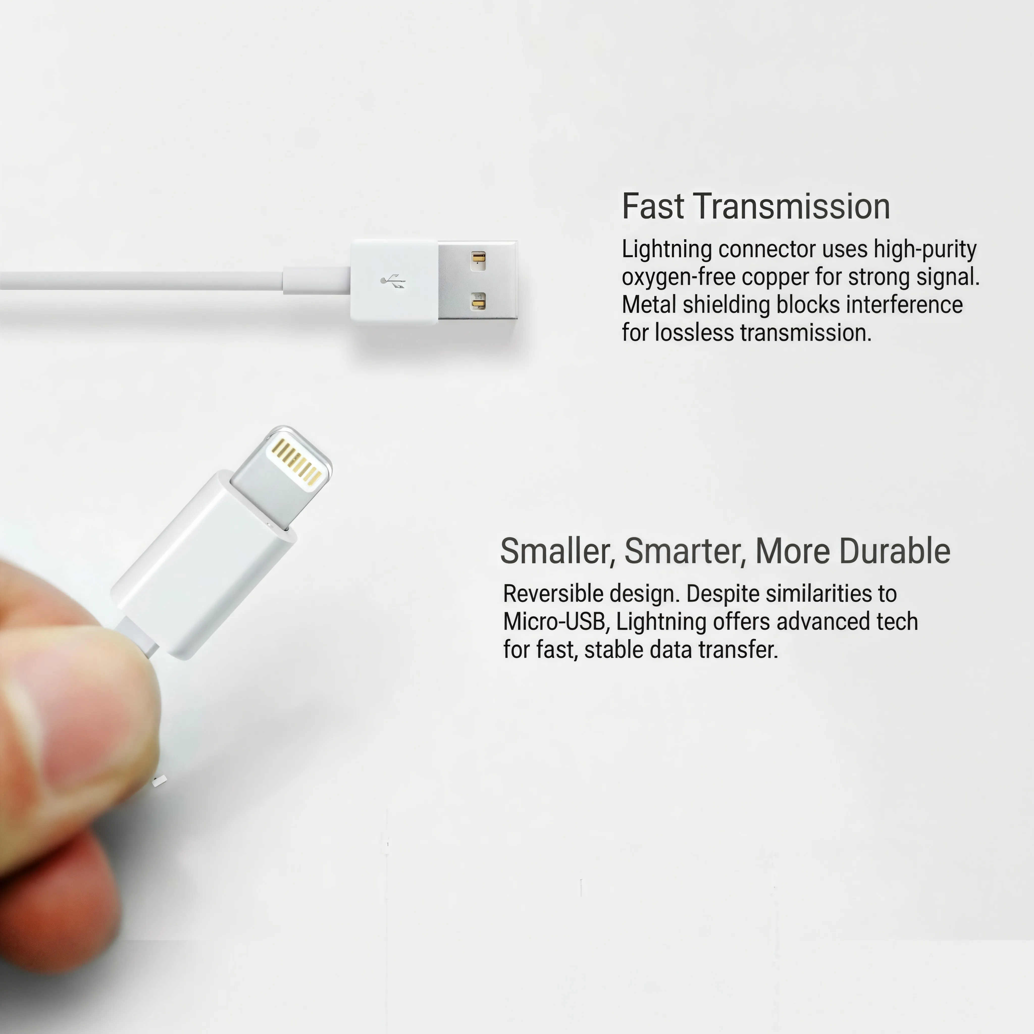 1M/2M/3M USB A to Lightning Fast Charging Cable Thickened MFi Certified For iPhone 14 13 12 11 Pro Max XR 8 Plus Data Sync Cord