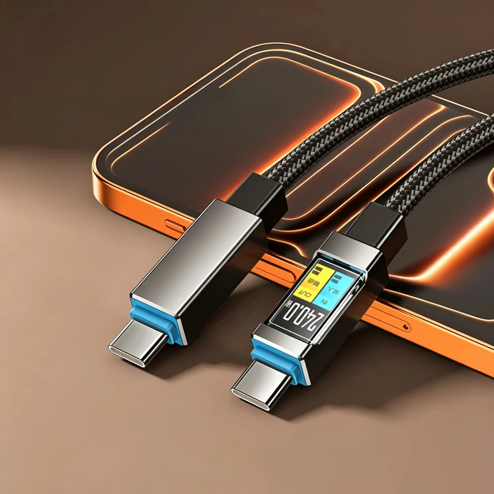 Dual Type-C Fast Charging Cable PD Quick Charging USB C Data cable High-speed Data Transfer Wire Cord for iPhone 18 17 16 Xiaomi