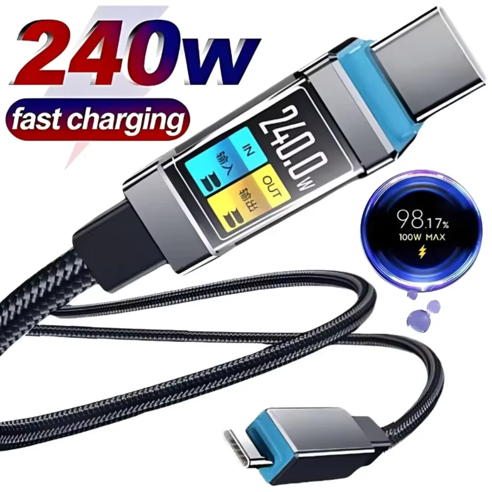 Dual Type-C Fast Charging Cable PD Quick Charging USB C Data cable High-speed Data Transfer Wire Cord for iPhone 18 17 16 Xiaomi