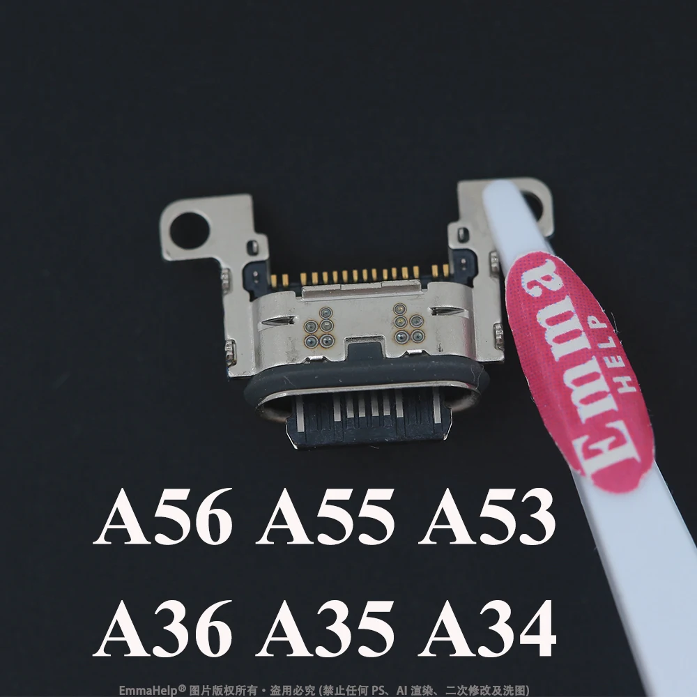 10pcs Charging Port Dock Plug For Samsung A06 A07 A05 A04 A13 A14 A15 A17 A25 A31 A50s A51 A16 USB Charger Connector Socket