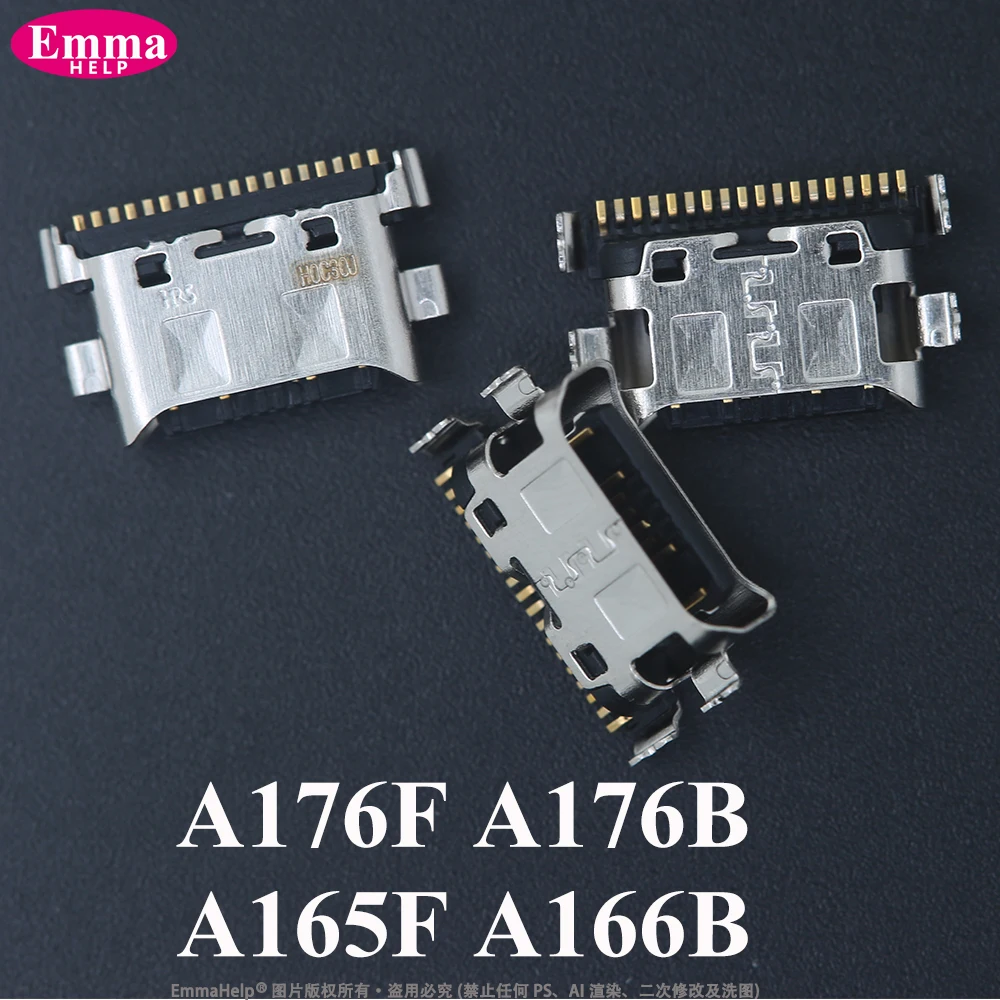 10pcs Charging Port Dock Plug For Samsung A06 A07 A05 A04 A13 A14 A15 A17 A25 A31 A50s A51 A16 USB Charger Connector Socket