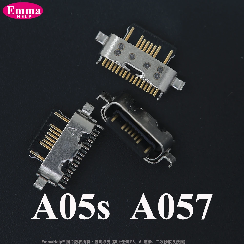 10pcs Charging Port Dock Plug For Samsung A06 A07 A05 A04 A13 A14 A15 A17 A25 A31 A50s A51 A16 USB Charger Connector Socket