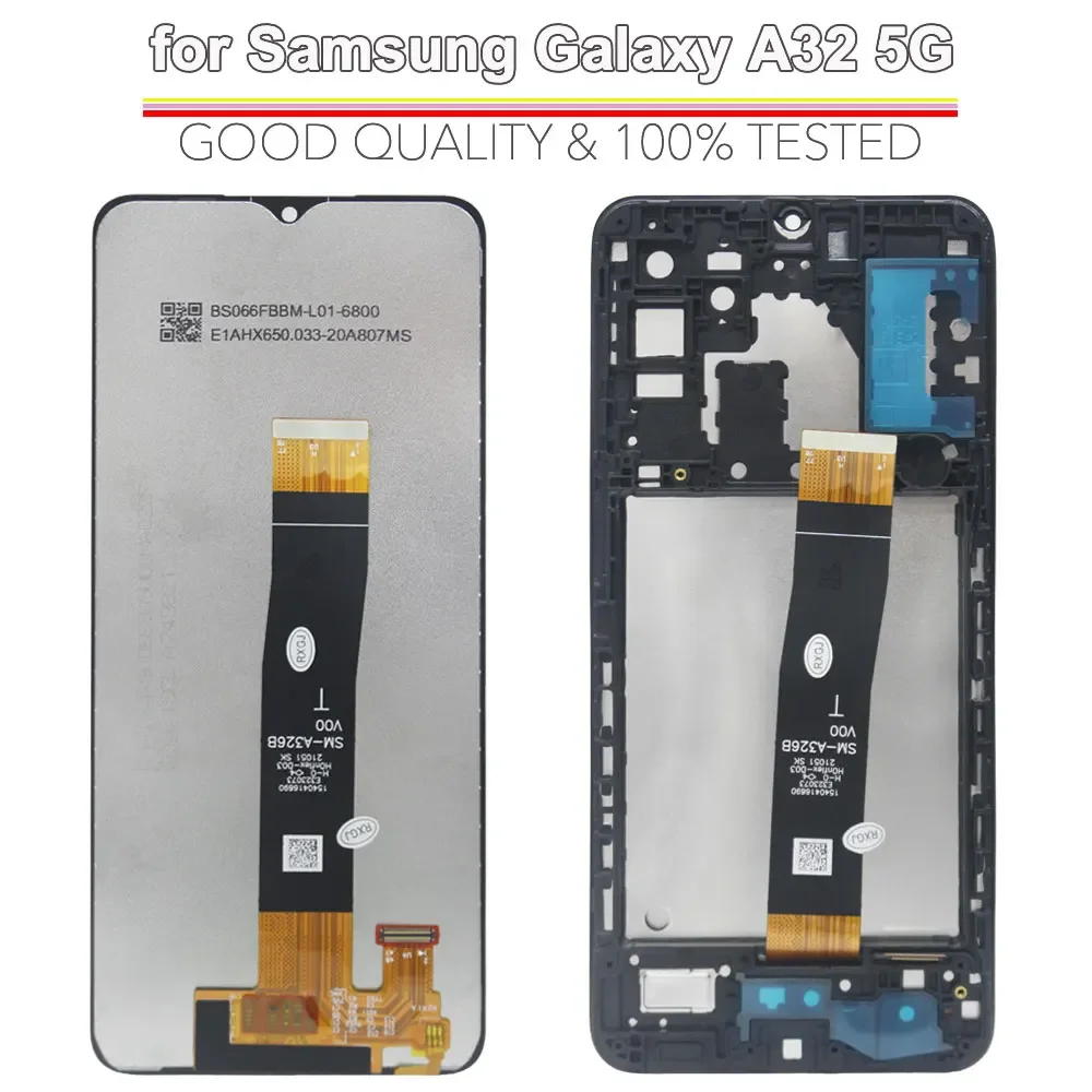 TFT Display for Samsung Galaxy A32 5G LCD Display Touch Screen Digitizer Assembly for Galaxy A32 5G A326B A326U A326W A326K