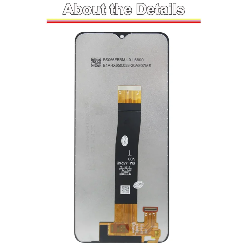 TFT Display for Samsung Galaxy A32 5G LCD Display Touch Screen Digitizer Assembly for Galaxy A32 5G A326B A326U A326W A326K