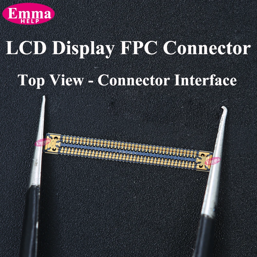 10Pcs LCD Display FPC Connector for Samsung A15 A25 A35 A55 A73 A05s A06 A07 A16 A17 A26 A33 A34 A36 A52 A53 A54 A56 Mainboard