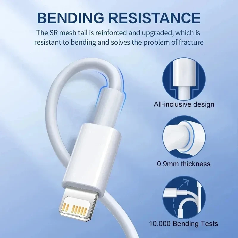 Certification LAIHONEN 1pc 2pcs Type C to Lightning Cable Fast Charging Suitable for IPhone11 12 13 Charger USB Type C Suitable