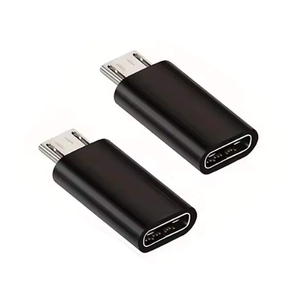 2/4pcs Type C To Micro USB Convert Connector Type-C Female Transfer To Micro Male USB Converter Data Adapter for Mobile Phone