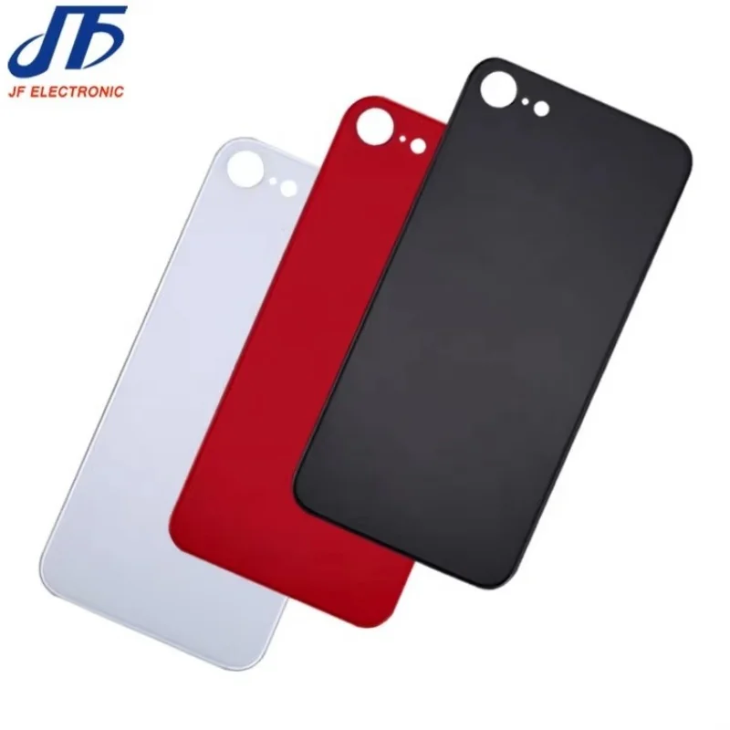 Back Glass For iPhone SE 2020 Back Cover Glass Fast Replacement Housing Battery Cover Big Hole Rear Glass with glue