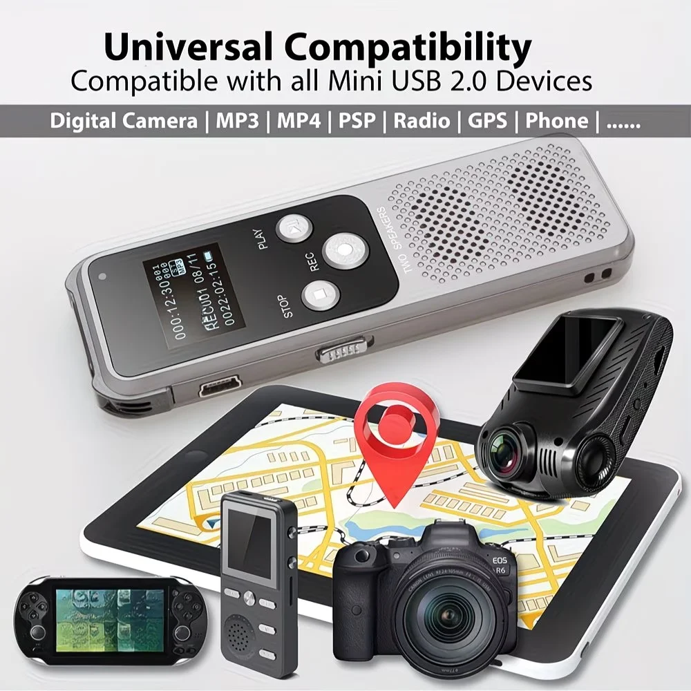1/2/3/4Pack USBC to Mini USB Adapter, USB Mini to Usbc Adapter Supports Charge & Data Sync Compatible with Digital Camera, GPS R