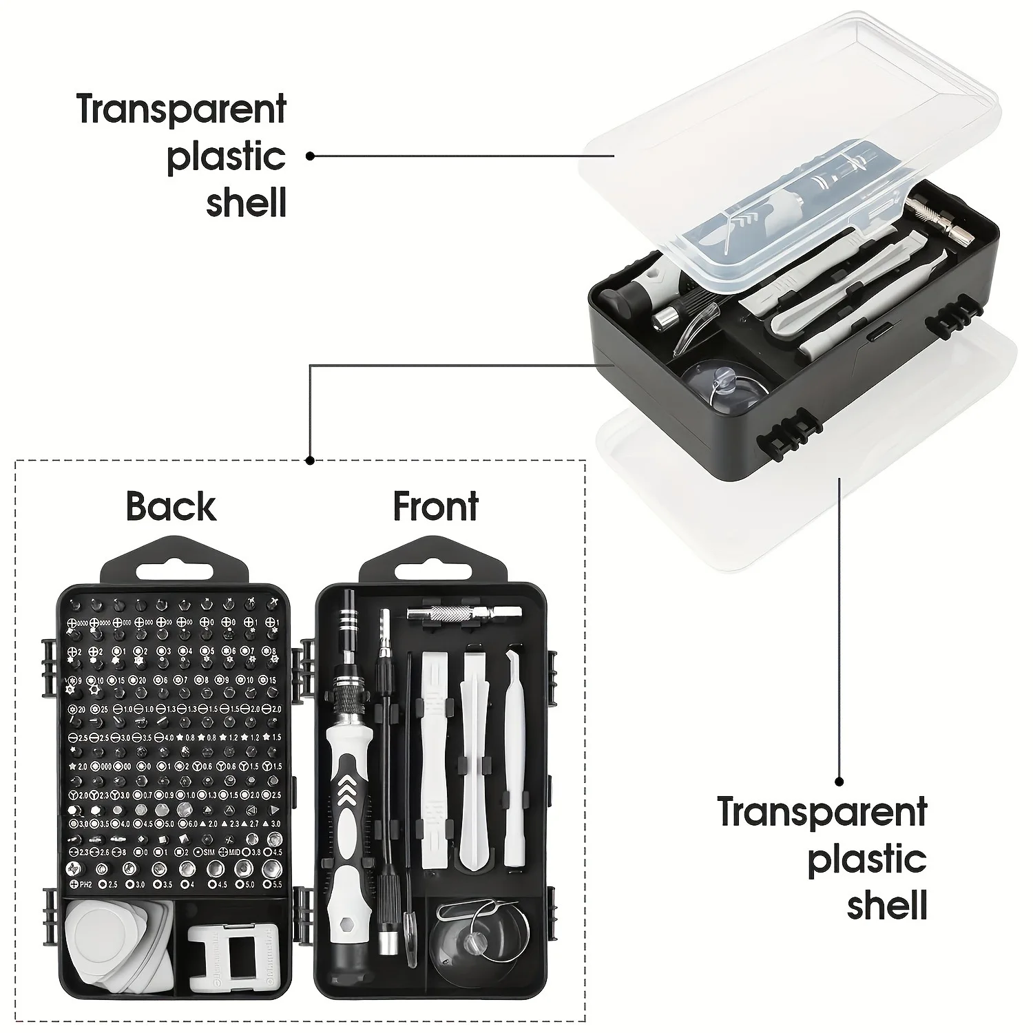 Precision Screwdriver Set Mini Repair Kit Three Wing Screwdriver Heads for Mobile Phone Laptop Repair