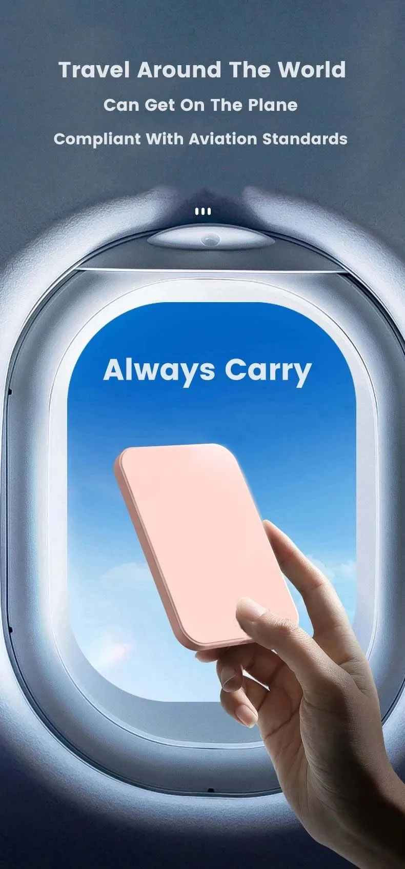 20000mAh Magnetic Portable Charger 22.5W Fast Charging Power Bank Universal for iPhone Android