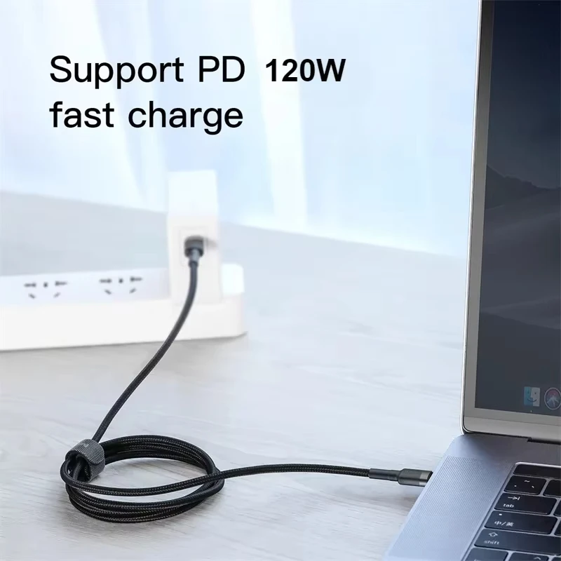NNBILI 120W Fast Charge Cable PD Quick Charging High Quality USB C TO USB Type C Cable For iPhone Xiaomi 17 Plus Pro Max Samsung