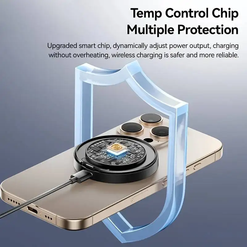15W Magnetic Wireless Charger for Iphone 16 15 14 13 12 11 Pro Max 13Mini Macsafe