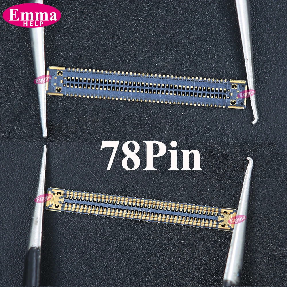 10/50pcs USB Charging FPC Connector on Mother Board For Samsung A52 A72 A22 A12 A15 A33 A53 A56 A73 Charger Plug on Board