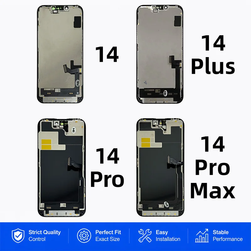 OLED LCD For iPhone 14 15 16 17 Pro Max Display Incell For iPhone 13 Pro Max LCD 14 15 16 Plus Screen Digitizer Assembly Repair
