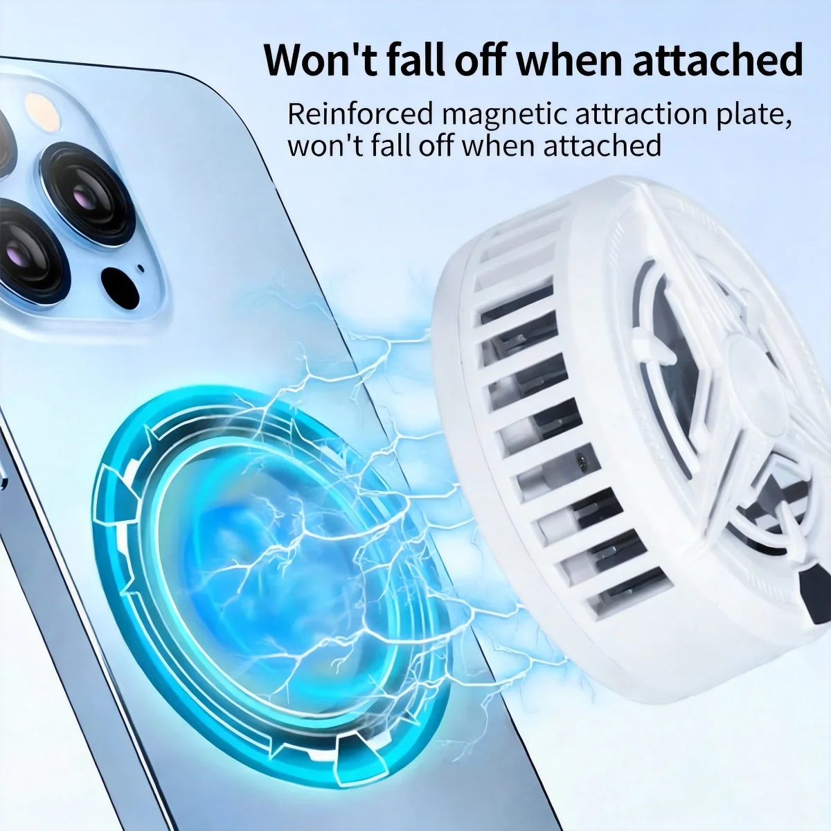 Magnetic Semiconductor Cooling Plate Heat Sink Expend for Cooling Fans Gaming Cell Phone Cooler Radiator Radiating Sticker