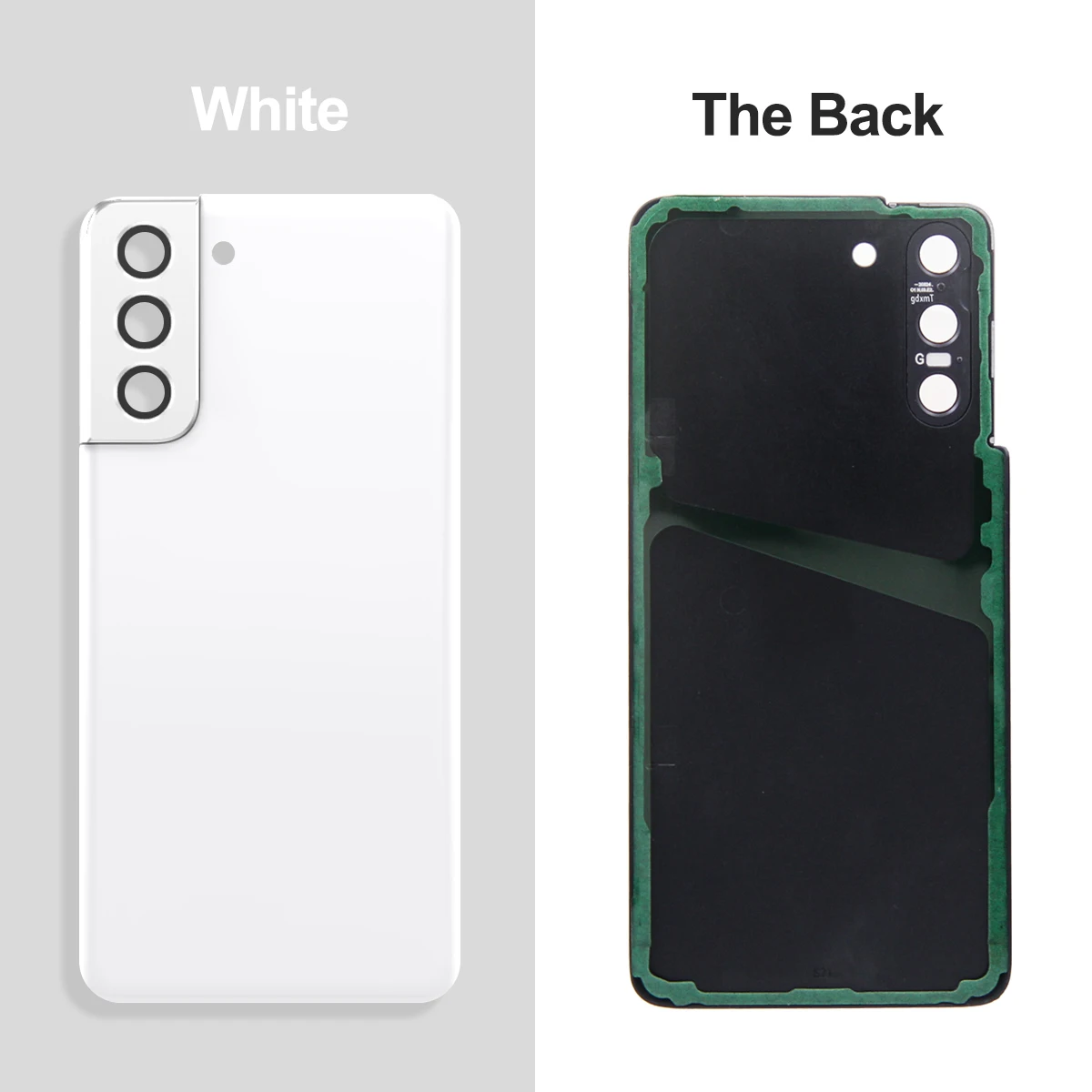 For Samsung S21 5G SM-G991B G991B/DS G991U Back Cover Battery Case Rear Housing Replacement with Camera Lens