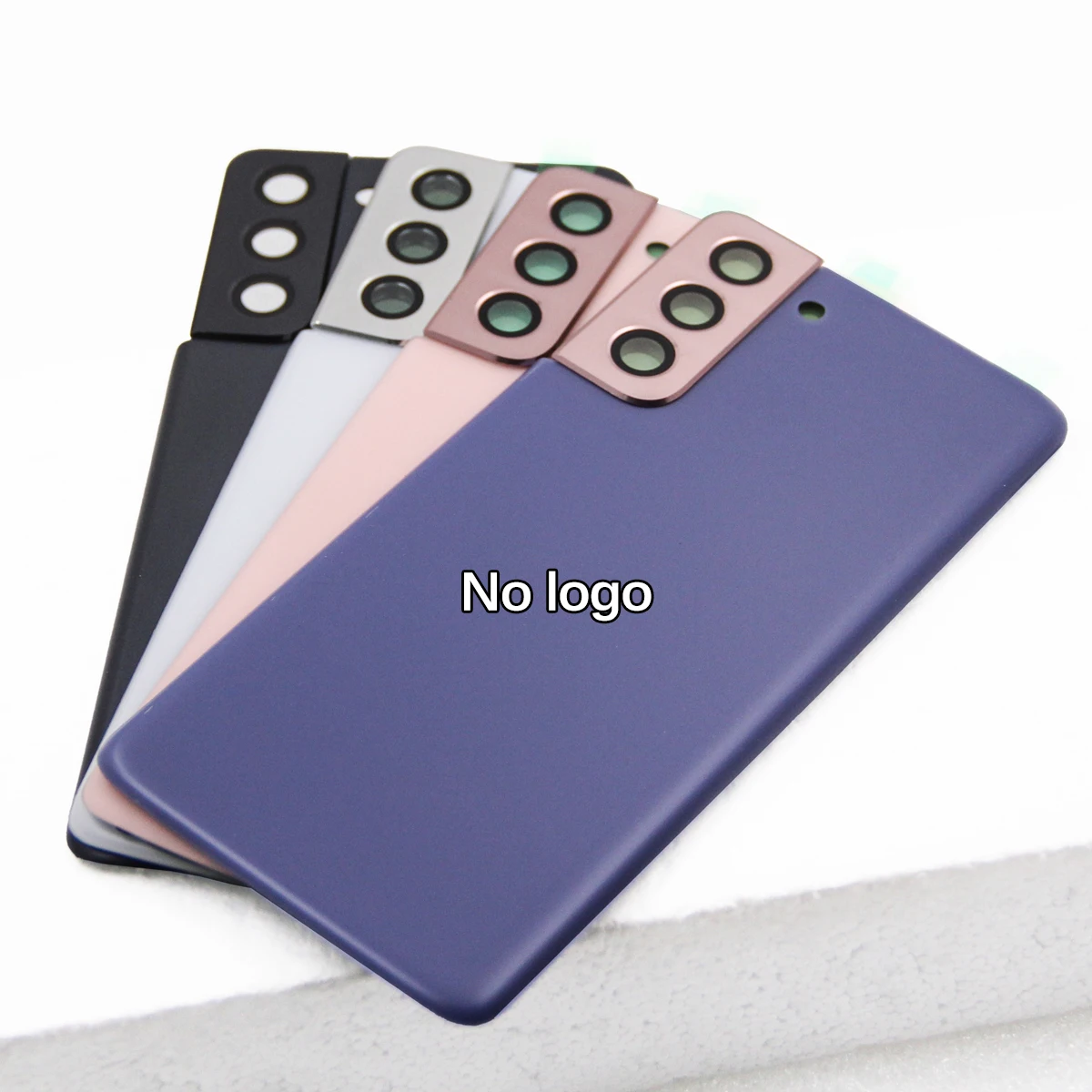 For Samsung S21 5G SM-G991B G991B/DS G991U Back Cover Battery Case Rear Housing Replacement with Camera Lens
