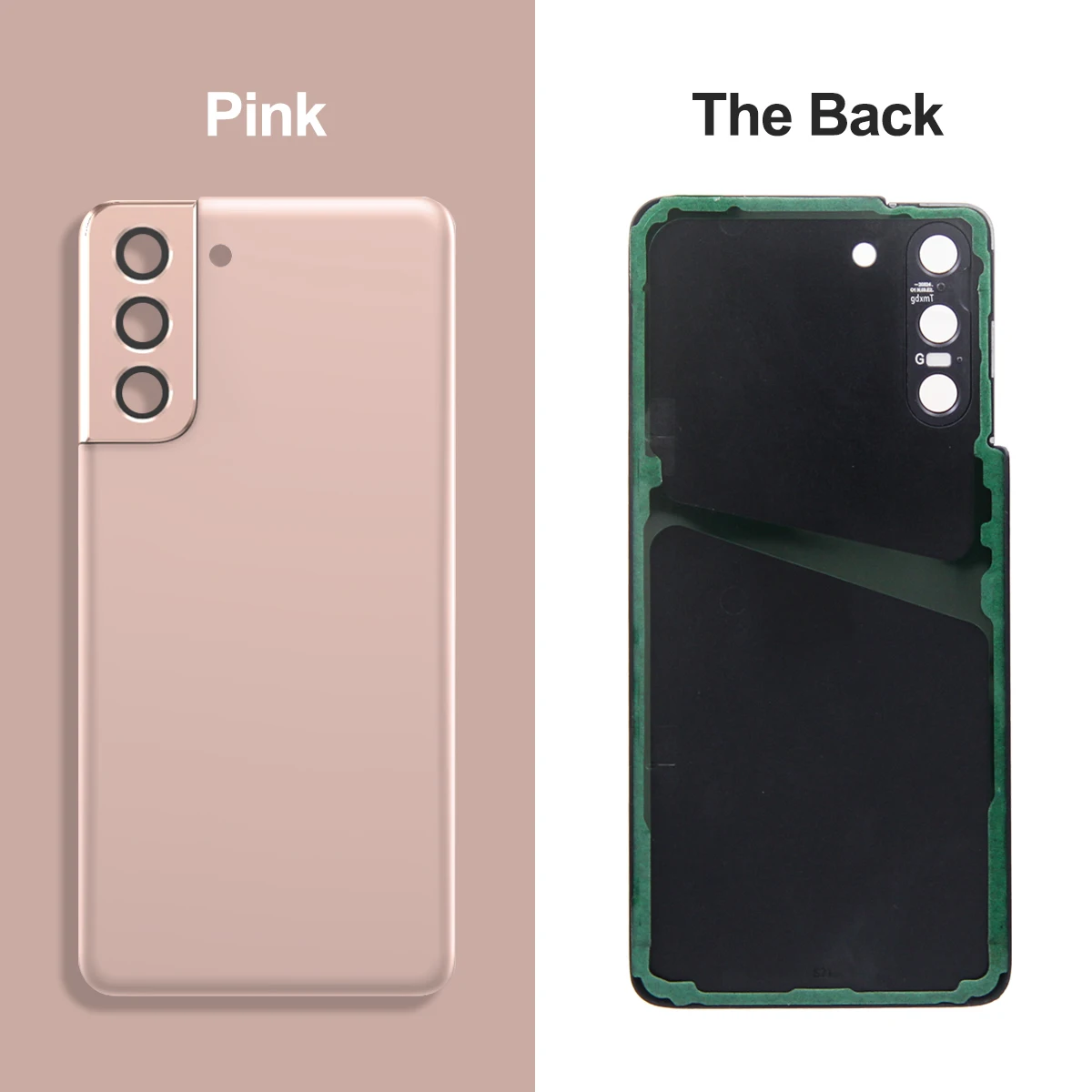 For Samsung S21 5G SM-G991B G991B/DS G991U Back Cover Battery Case Rear Housing Replacement with Camera Lens
