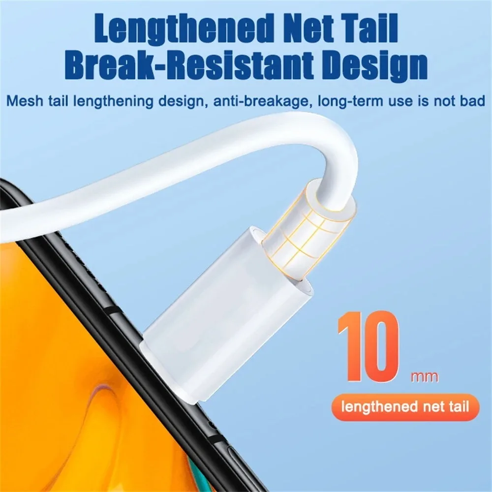 100W USB-C to USB-C Fast Charging PD Cable for iPhone 15 Pro Max iPad Air 5 Macbook Huawei Mate 60 Samsung Type C to Type C Cord