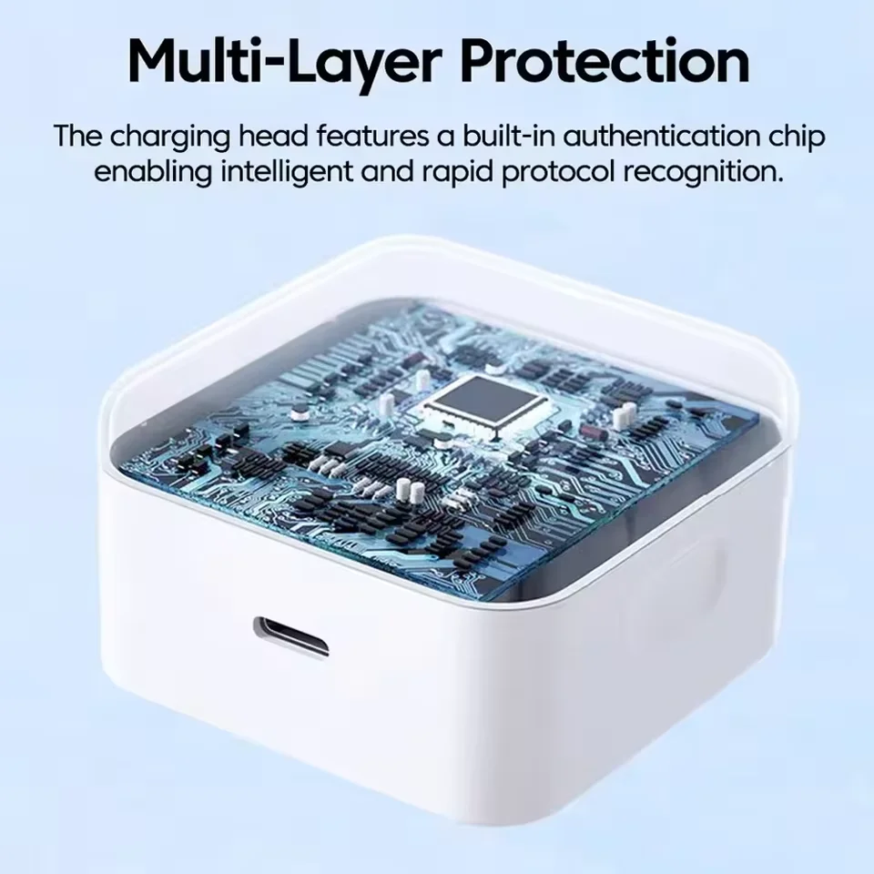 UK USB C Charger Charge PD 20W Foldable Type C Fast Charging Travel Wall Charger Power Adapter For iPhone 17 16 15 Pro Max