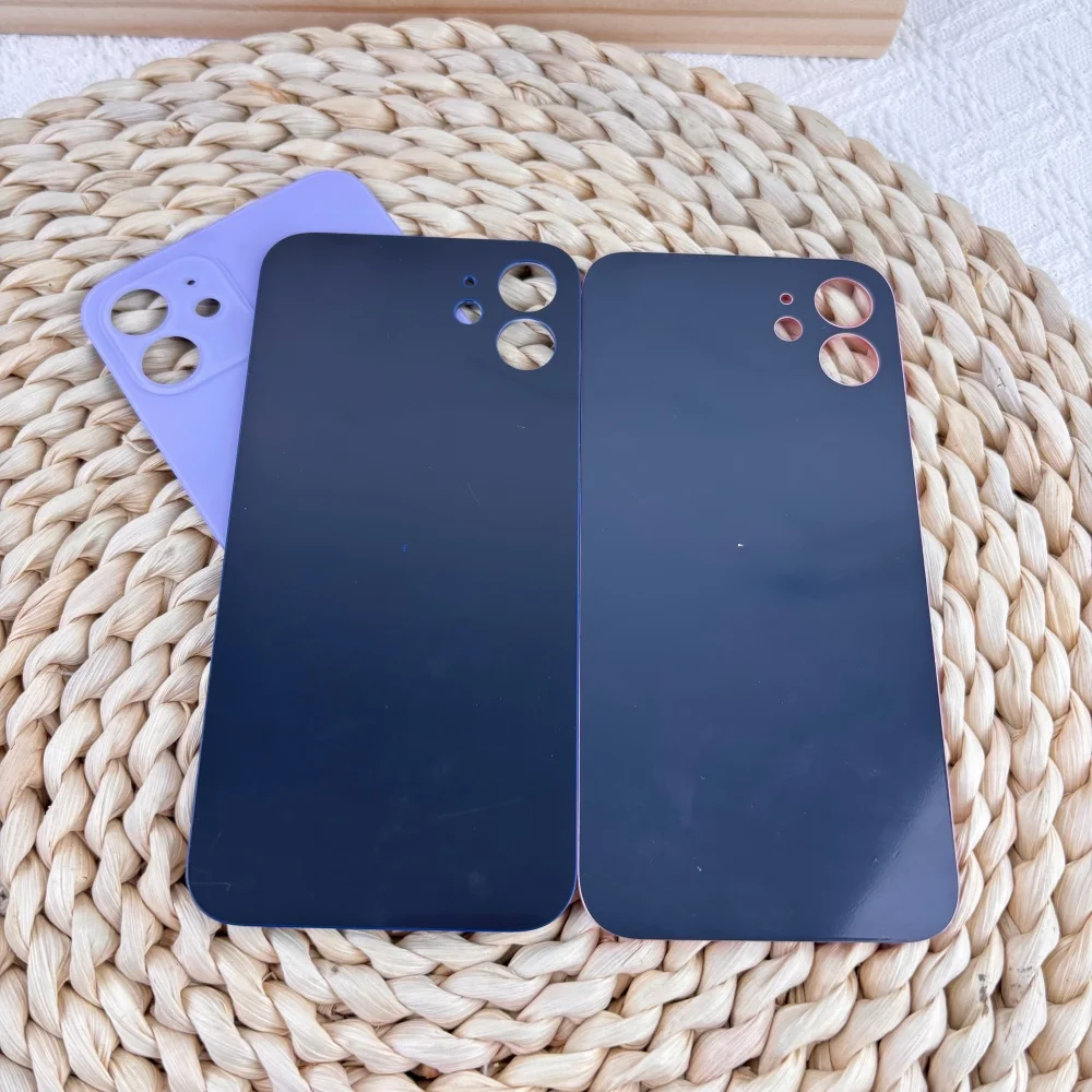 Replacement Back Glass Cover For Apple iPhone 12 Rear Housing Battery Door Panel Repair Parts Phone Case Multiple Color Options