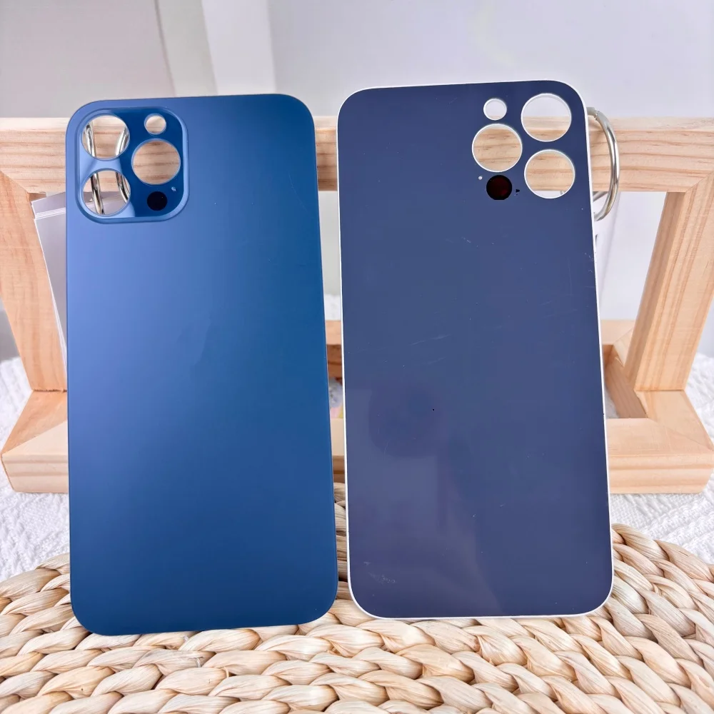 Replacement Back Glass Cover For Apple iPhone 12Pro/ 12 Pro Max Rear Housing Battery Door Case & Camera Lens Cutout Repair Parts