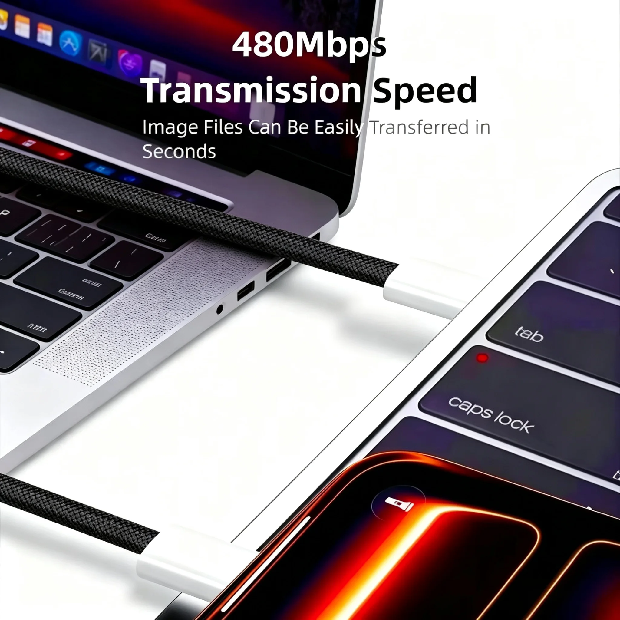10 PCS Type C to Type-C 120W Super Fast Charging Cable, Nylon Braided Cord, Fit iPhone 17 16 15 Samsung Huawei Xiaomi Etc