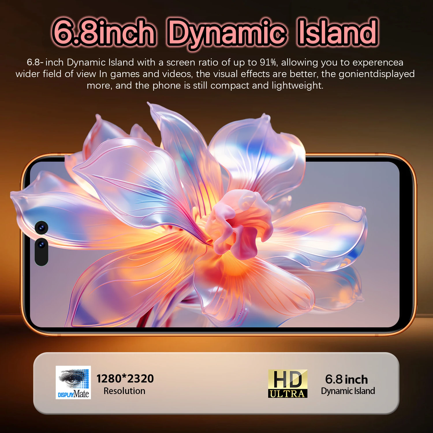 SURGAZE 2026 High Performance I18 Pro Max Smartphone 16GB+1TB 5000mAh 6.8Inch 5G Dual SIM Global Version Mobile Phone Arrival